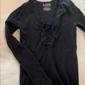 Free People lace up top - worn once